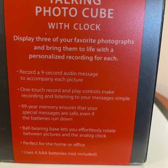 SARAH PEYTON HOME Wooden Shelf & Photo Cube with Clock Bundle - Picture 6 of 7